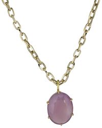 Rachel Reinhardt Jewelry - 14K Plated Quartz Necklace - Lyst