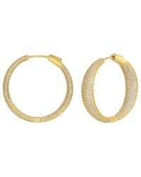 Eye Candy LA - Cz Hoop Earring - Lyst