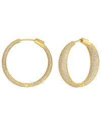 Eye Candy LA - Cz Hoop Earring - Lyst