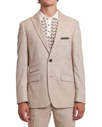 Paisley & Gray - Ashton Slim Fit Linen-blend Jacket - Lyst