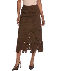 Beulah London - Midi Skirt - Lyst