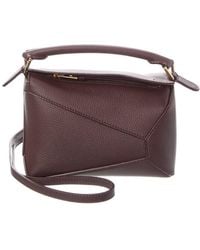 Loewe - Puzzle Edge Mini Leather Shoulder Bag - Lyst