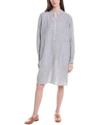 Eileen Fisher - Mini Linen Tunic Dress - Lyst