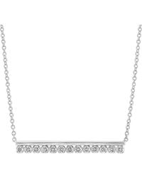 Effy Fine Jewelry - 14K 0.23 Ct. Tw. Lab-Grown Diamond Necklace - Lyst