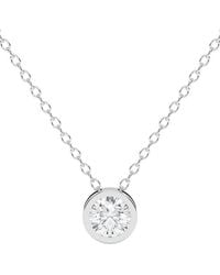 Lab Grown Diamonds - 14K 0.75 Ct. Tw. Lab-Grown Diamond Necklace - Lyst