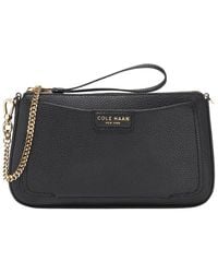Cole Haan - Leighton Leather Clutch - Lyst