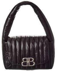 Balenciaga - Monaco Padded Quilted Leather Shoulder Bag - Lyst