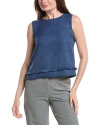 Vince Camuto - Sleeveless Crewneck Top - Lyst