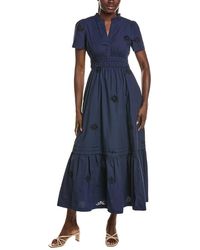 Cece - V-Neck Maxi Dress - Lyst