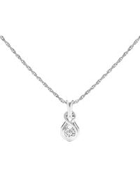 Haus of Brilliance - 0.10 Ct. Tw. Lab-Grown Diamond Pendant Necklace - Lyst