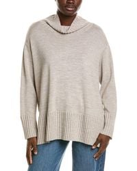 Eileen Fisher - Turtleneck Wool Sweater - Lyst