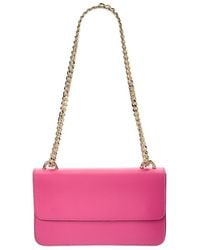 Italian Leather - Tess Leather Crossbody Bag - Lyst