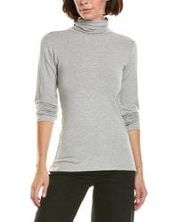 InCashmere - Fine Knit Turtleneck Top - Lyst