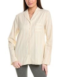 Hanro - Loungy Nights Shawl Collar Cotton Shirt - Lyst
