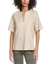 Vince - Easy Linen-Blend Top - Lyst