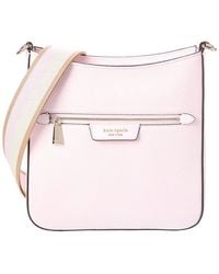 Kate Spade - Hudson Large Leather Messenger Crossbody - Lyst
