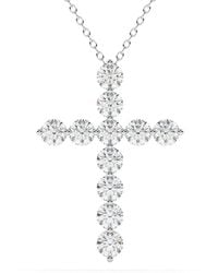 Lab Grown Diamonds - 14K 1.50 Ct. Tw. Lab-Grown Diamond Necklace - Lyst