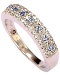 Suzy Levian Diamond & Sapphire Ring - White