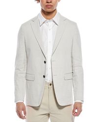 Theory - Clinton Linen-Blend Blazer - Lyst