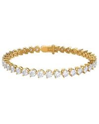 Lab Grown Diamonds - 14K 7.00 Ct. Tw. Lab-Grown Diamond Tennis Bracelet - Lyst