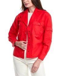 Cabi - Detour Linen-Blend Jacket - Lyst