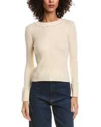 Madison Miles - Beaded Sweater - Lyst