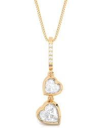 Amairah - 14K Rose 4.00 Ct. Tw. Lab-Grown Diamond Pendant Necklace - Lyst