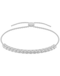 Lab Grown Diamonds - 14K 1.00 Ct. Tw. Lab Grown Diamond Tennis Bolo Bracelet - Lyst