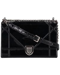Dior - Christian Patent Cannage Ama Medium Shoulder Bag (Authentic Pre- Loved) - Lyst