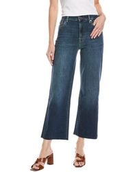 7 For All Mankind - Cropped Alexa Freesia Jean - Lyst