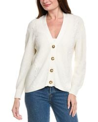 Hannah Rose - Shaker Button Cashmere-Blend Cardigan - Lyst