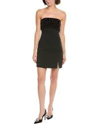 MILLY - Indy Combo Mini Dress - Lyst