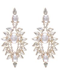 Eye Candy LA - The Luxe Collection Crystal Charlotte Statement Earrings - Lyst