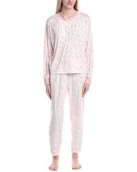 DKNY - 2Pc Top & Jogger Lounge Set - Lyst