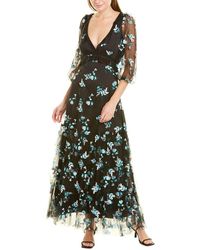 Diane von Furstenberg Marleigh Floral Maxi Dress - Black
