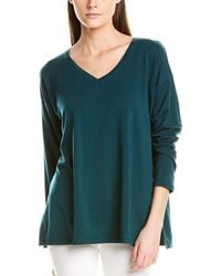 Eileen Fisher Boxy Top - Green