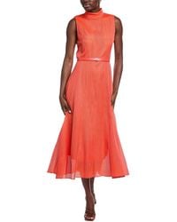 Akris - Silk-Blend Midi Dress - Lyst