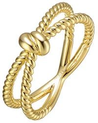 Rachel Glauber - 14k Plated Love Ring - Lyst
