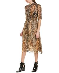 bash paris leopard print dress