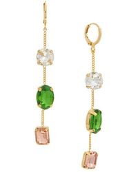 petit moments - 18K Plated Cz Drop Dangle Earrings - Lyst