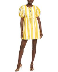 English Factory - Bold Stripe Mini Dress - Lyst