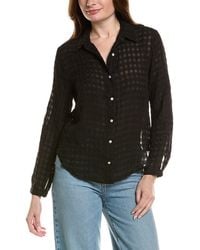 Bella Dahl - Clean Front Button Down Linen-Blend Shirt - Lyst