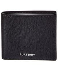 Burberry - Leather Bifold Wallet - Lyst