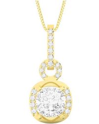 Amairah - 14K 2.00 Ct. Tw. Lab-Grown Diamond Pendant Necklace - Lyst