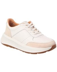 Fitflop - Leather & Suede Sneaker - Lyst