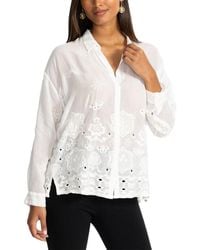 Johnny Was - Petite Slim Audrey Button-Down Shirt - Lyst