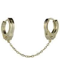 Ebru Jewelry - Cz Dangle Earrings - Lyst