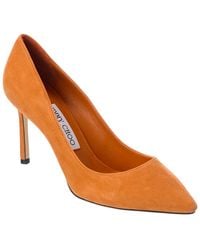 Jimmy Choo - Romy 85 Suede Pump - Lyst