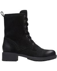 Clarks - Collection Black Nubuck Boot - Lyst