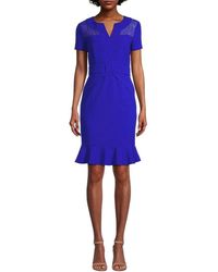 Shani - Solid Mini Dress - Lyst
